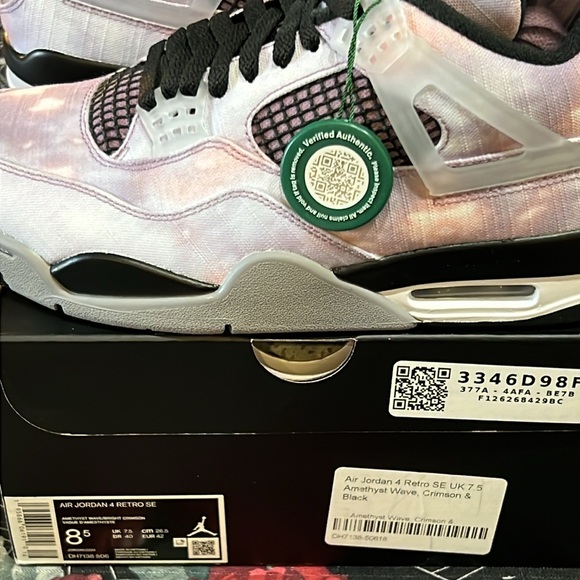 DS 2022 NIKE AIR JORDAN 4 IV RETRO SE ZEN MASTER SNEAKERS SHOES SZ MENS 8.5 NIB - Picture 10 of 11